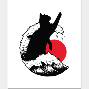 Cat Japanese Vintage Posters and Art